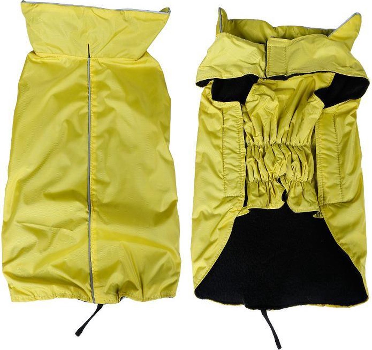 Warm waterproof jasje voor honden - EXTRA LARGE - GEEL