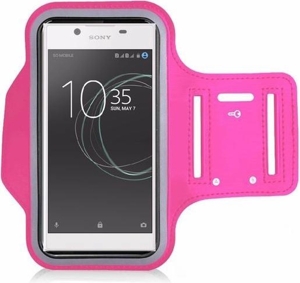 Sony Xperia L1 Sportarmband Hardloopband Roze