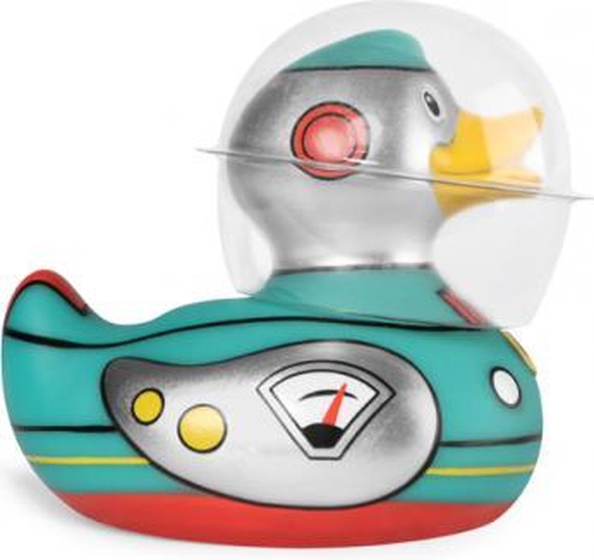 Deluxe Mini ROBOT Duck van Bud Duck: Mooiste Design badeend ter Wereld