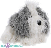 2-Play Pluche Hond Harig - Zittend - 25 Cm