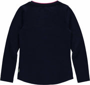 Quapi Meisjes Shirt - Blauw - Maat 122/128