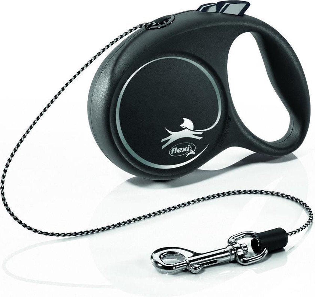 FLEXI | Flexi Rollijn Black Design Cord Zwart