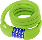 M-wave Spiraalslot Cijfercombinatie Silicone 1000 X 12 Mm Groen