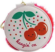 DCI Compact Mirror Cherries Printed character Folding compact mirror