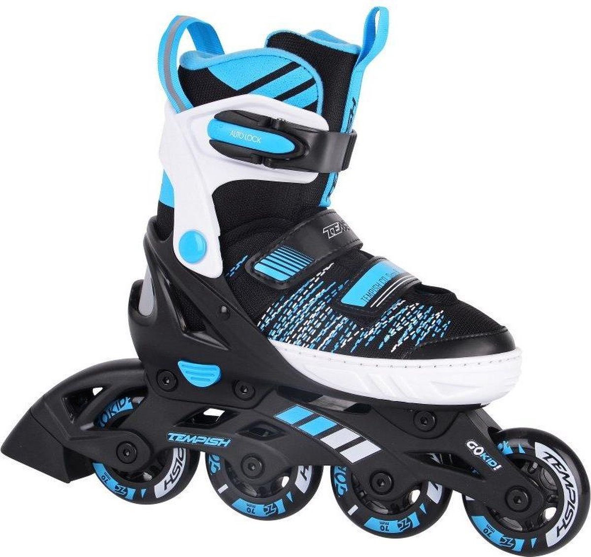 Tempish Inlineskates - Maat 37-40 - Unisex - zwart/blauw/wit