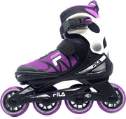 Fila - Verstelbare inline skates - J one - 21' - Maat 28-32 - Magenta - Zwart