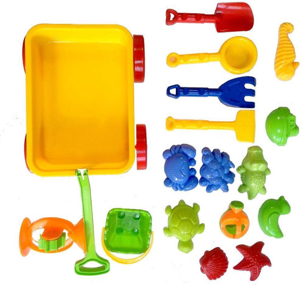 Limonada Strandset Met Trekkarretje 17St