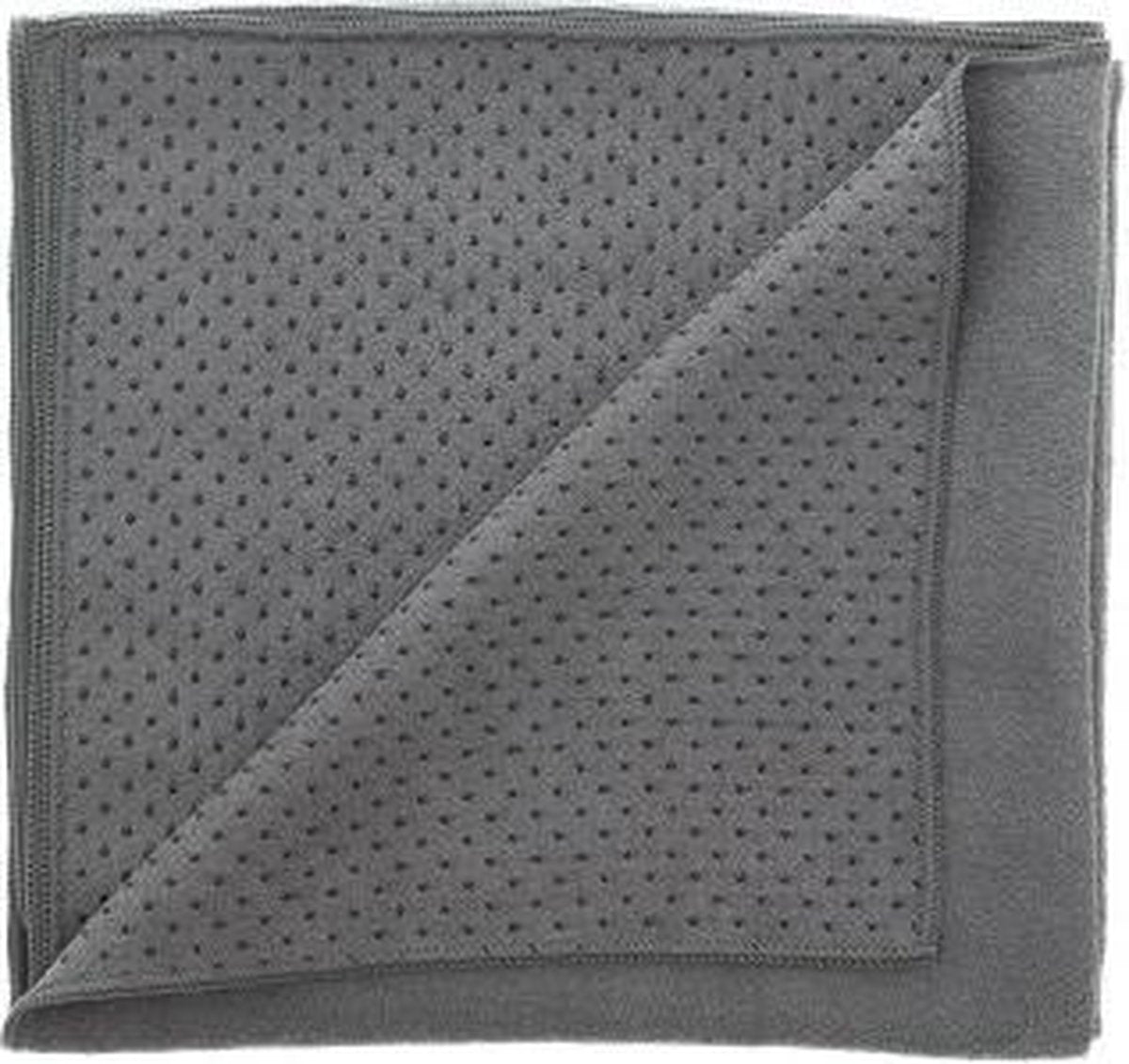 Discountershop Yoga handdoek - Met antislip - 180x60cm - Grijs