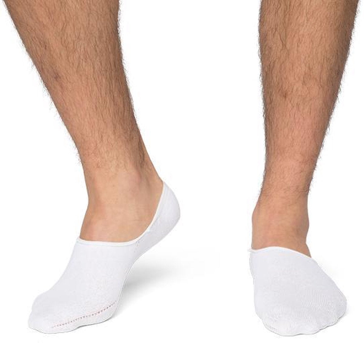 CADA 2 Paar Badstof Sneaker sokken Heren Invisible sneakersok 43-46
