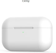 Airpods Pro Case - Airpods Pro Hoesje - Airpods Pro Cover - Airpods Pro Bescherming - Airpods Pro Case - Wit