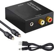 Digitaal naar Analoog Converter - Coaxiaal naar Analoog - Audio Converter -  Adapter Digitaal Audio naar Analoog - SPDIF