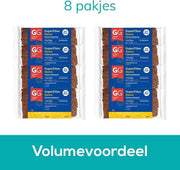 GG Bran | Crispbread Crackers | Tarwe & Haverzemelen Knäckebröd | 8 stuks | 8 x 100 g  | Eiwitrijke voeding | Koolhydraatarme Crackers   | Snel afvallen zonder poespas!