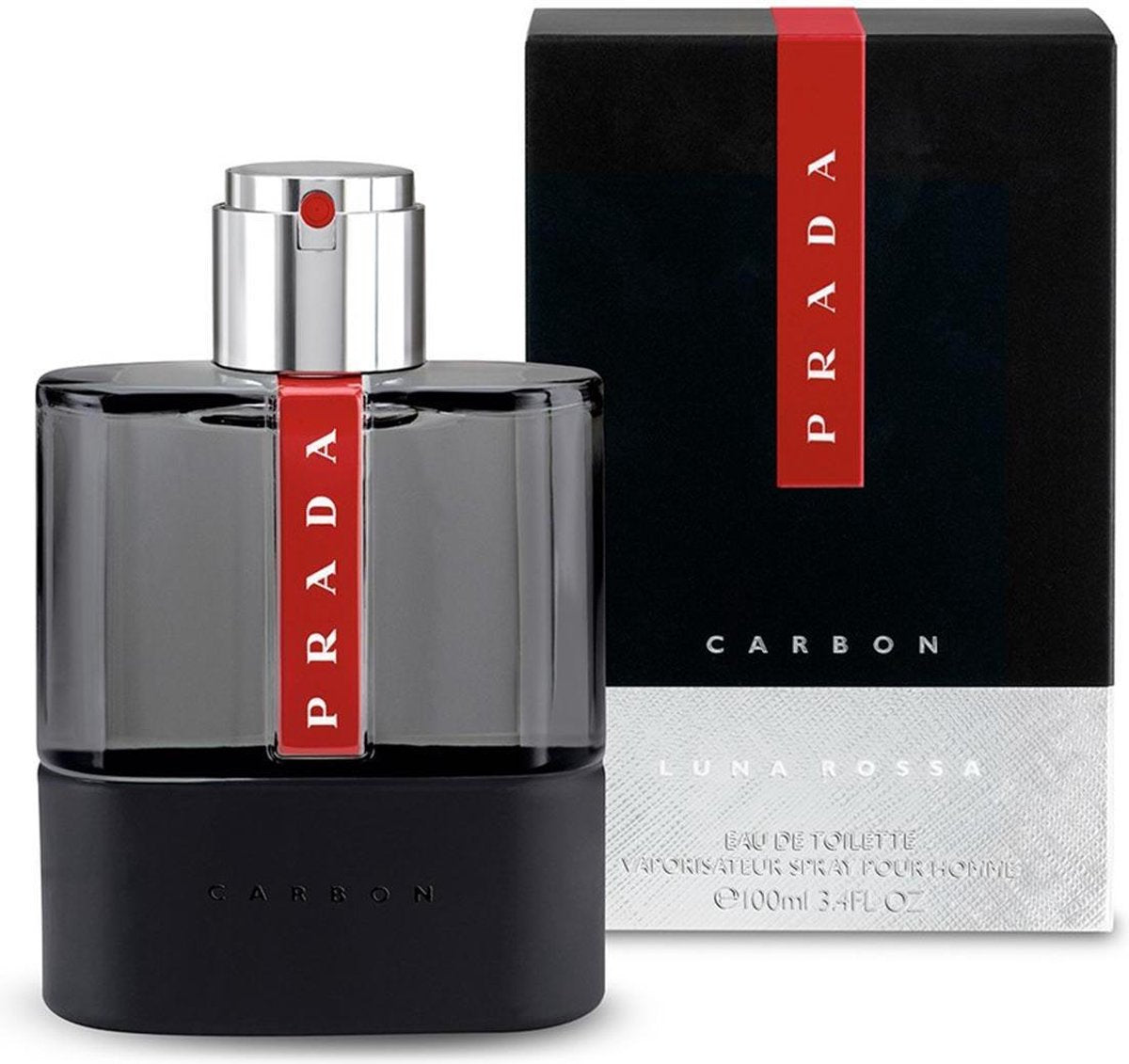 Prada Luna Rossa Carbon Eau De Toilette Spray 100 Ml For Men