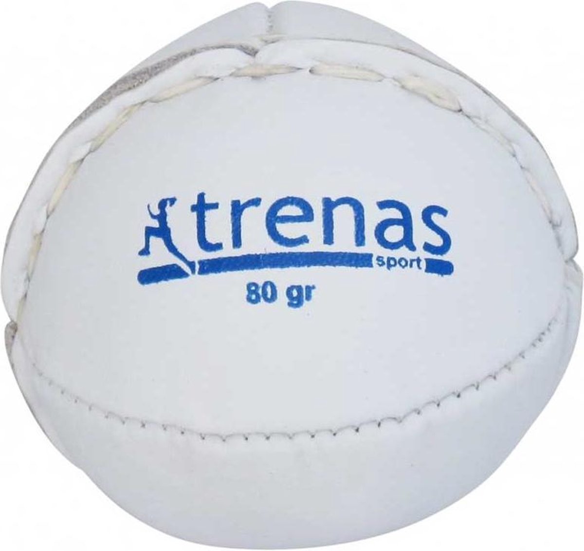 eSam® Werpbal - Gewicht 80 gram - Diameter 65 mm - Leer - Wit