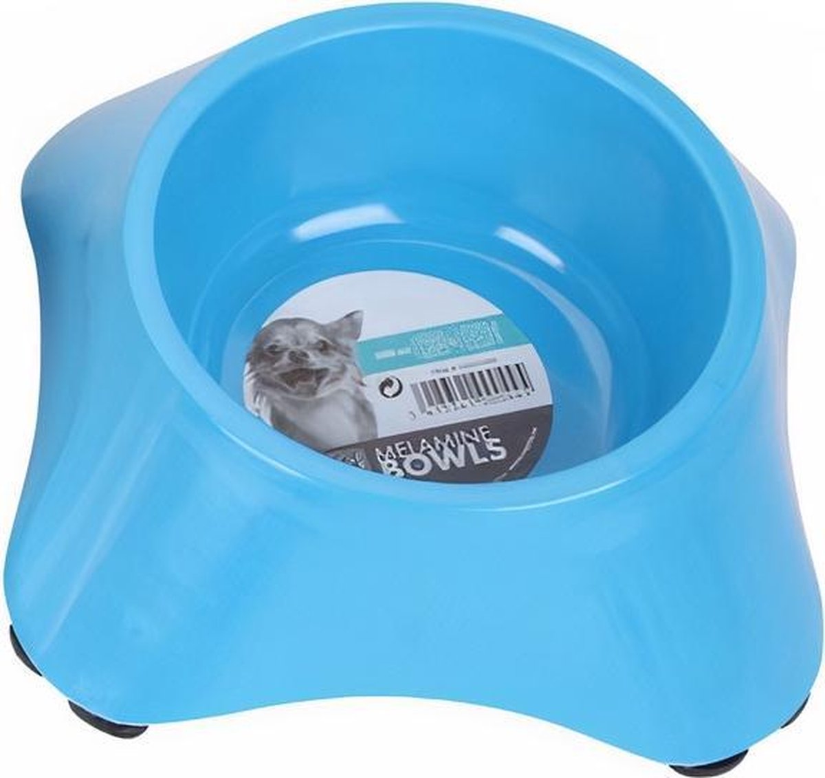 M-pets Voer- En Drinkbak 300 Ml 16 X 11 Cm Blauw