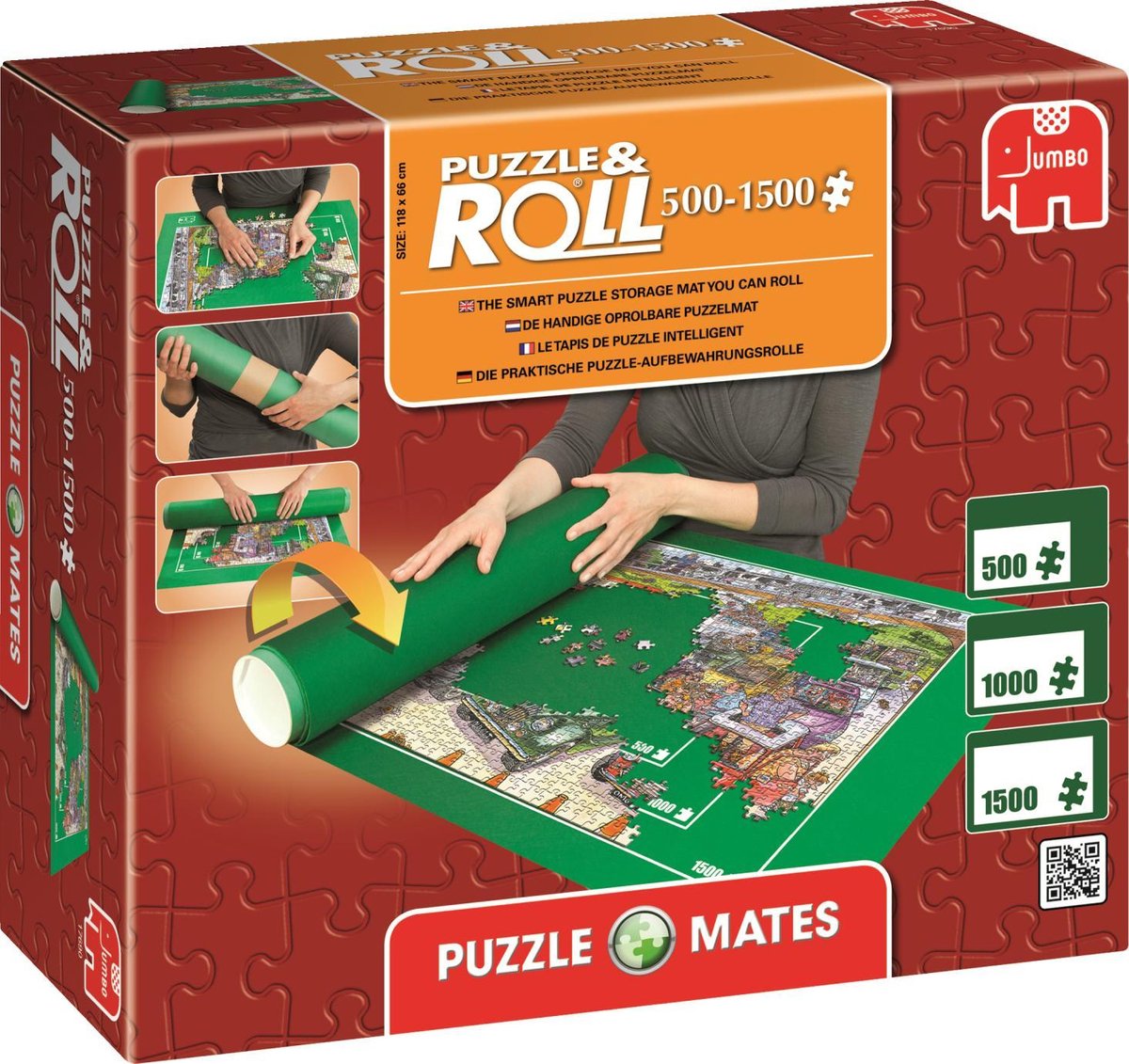 Jumbo Puzzle & Roll  Puzzelmat Puzzelrol 500 tot 1500 Stukjes