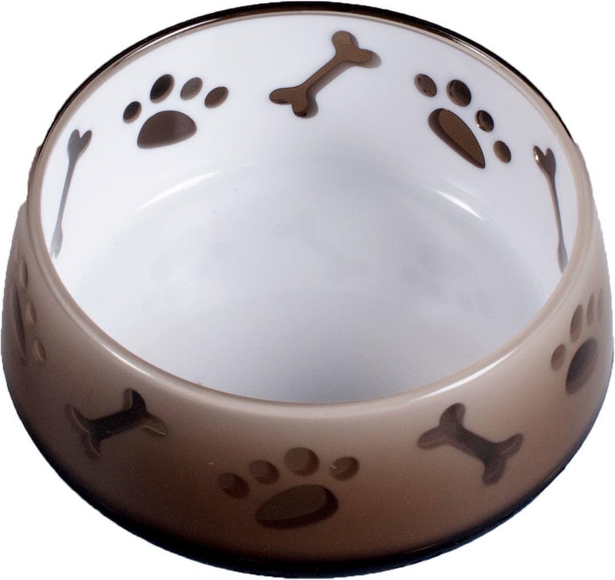 Dierenbenodigdheden Vadigran Eetpot Melamine Poot En Been Bruin 300Ml