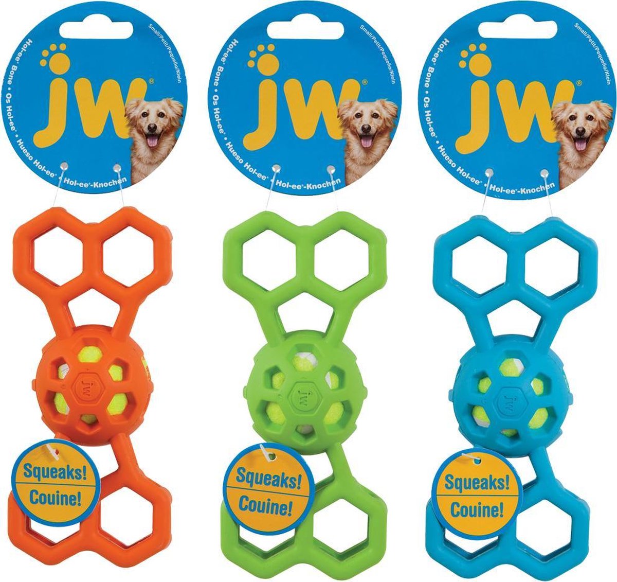 JW Hol-EE Bone with Squeaker Small 15cm