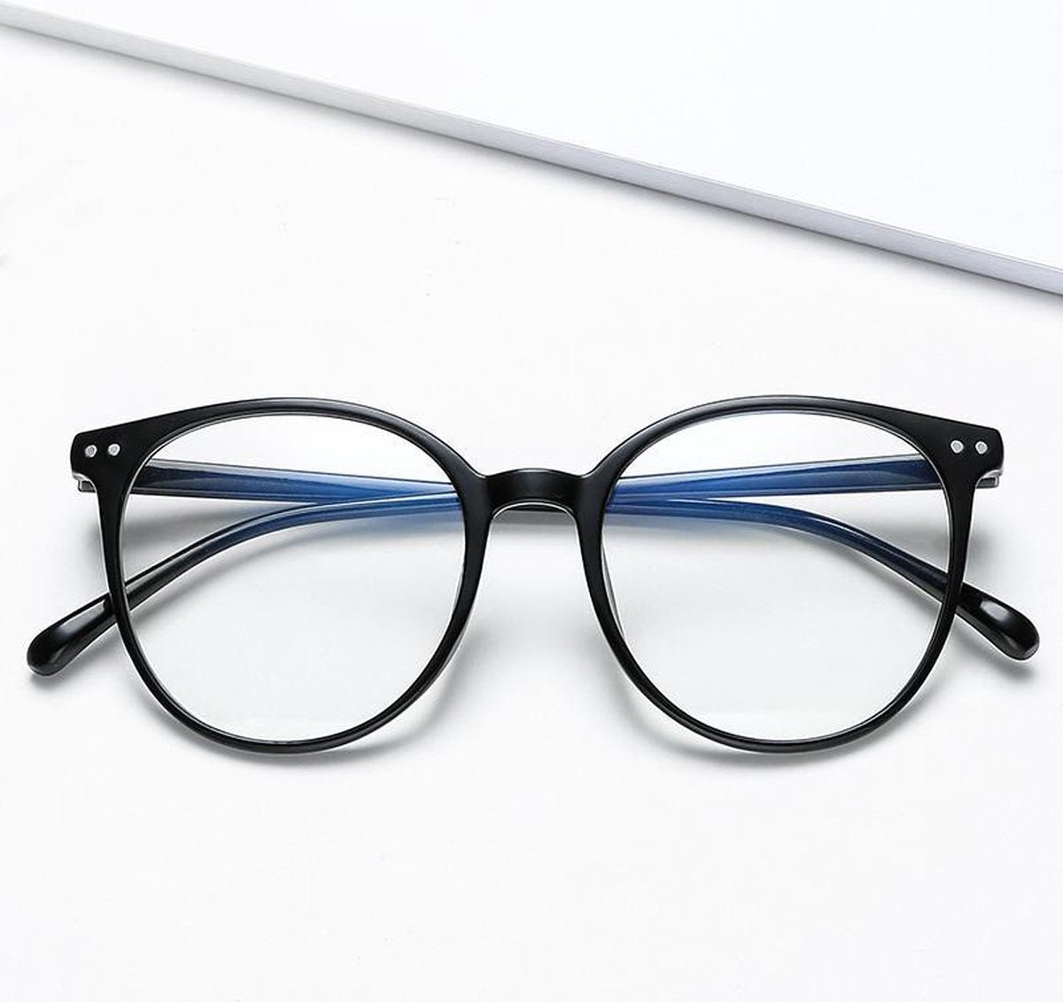 Anti blauwlicht bril mat zwart - Anti Blue light bril  - anti blauwlicht bril filter - computer bril - Beeldscherm bril - game - Blauw licht filter - Blue light - Blue light glasses - oogbeschermer- beter slapen bril - stijlvolle bril