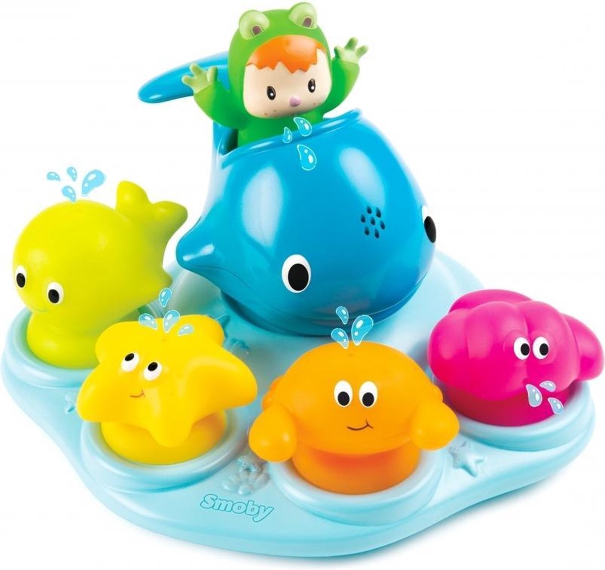 Smoby 110608 Badspeelset Multi kleuren badspeelgoed & sticker