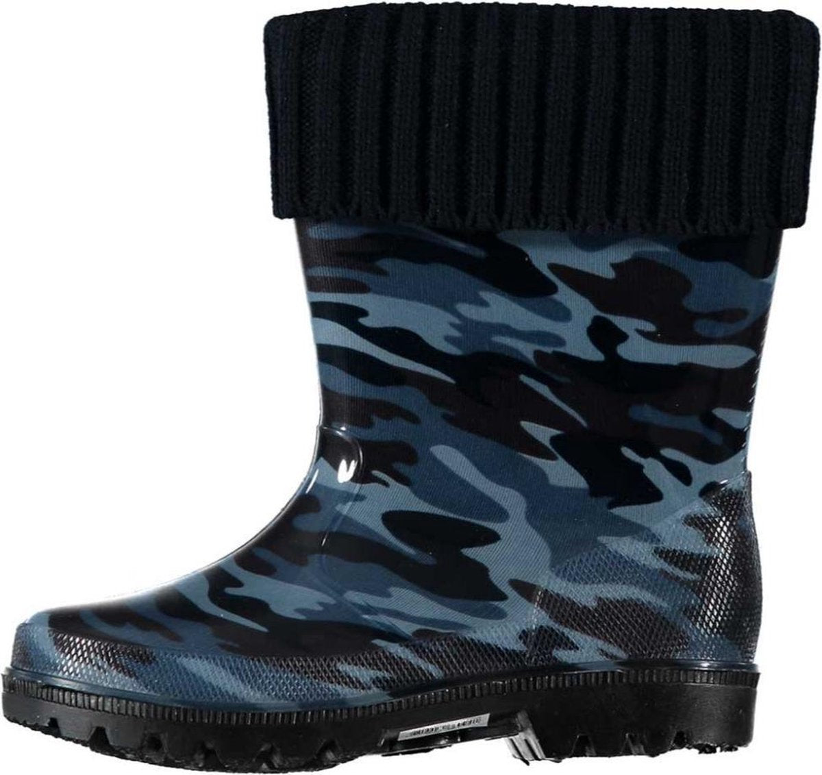 Xq Footwear Regenlaarzen Camouflage Junior Rubber Blauw Maat 33