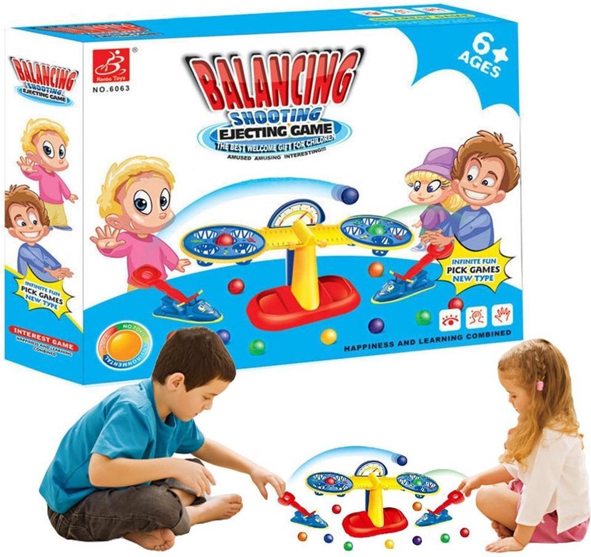 Balans spel voor kinderen