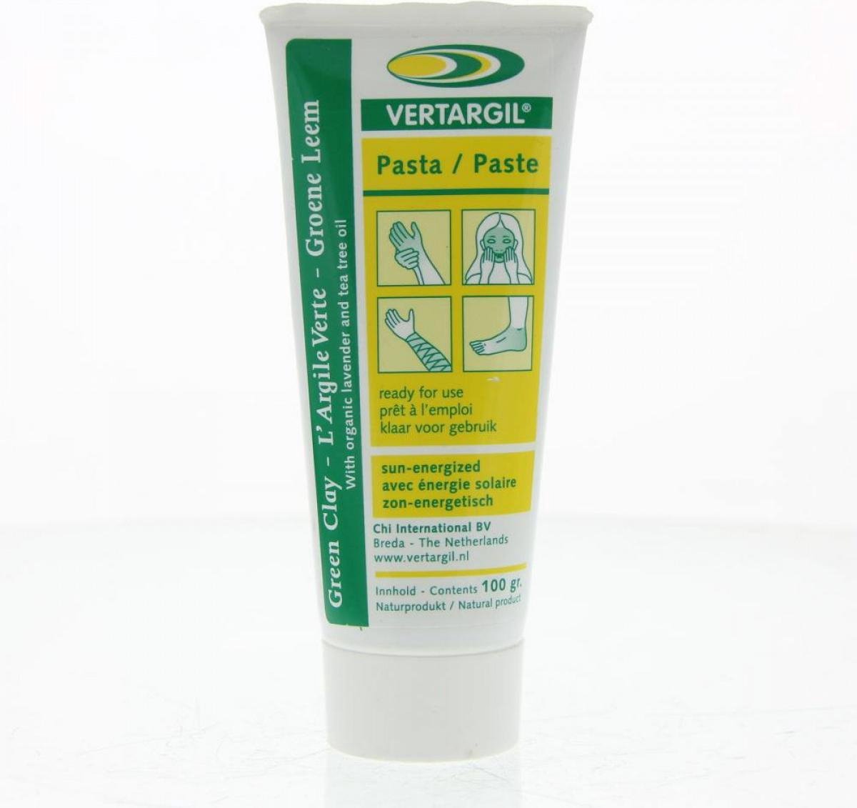 Vertargil Reinigings Groene Leem - 360 ml - Bodycrème