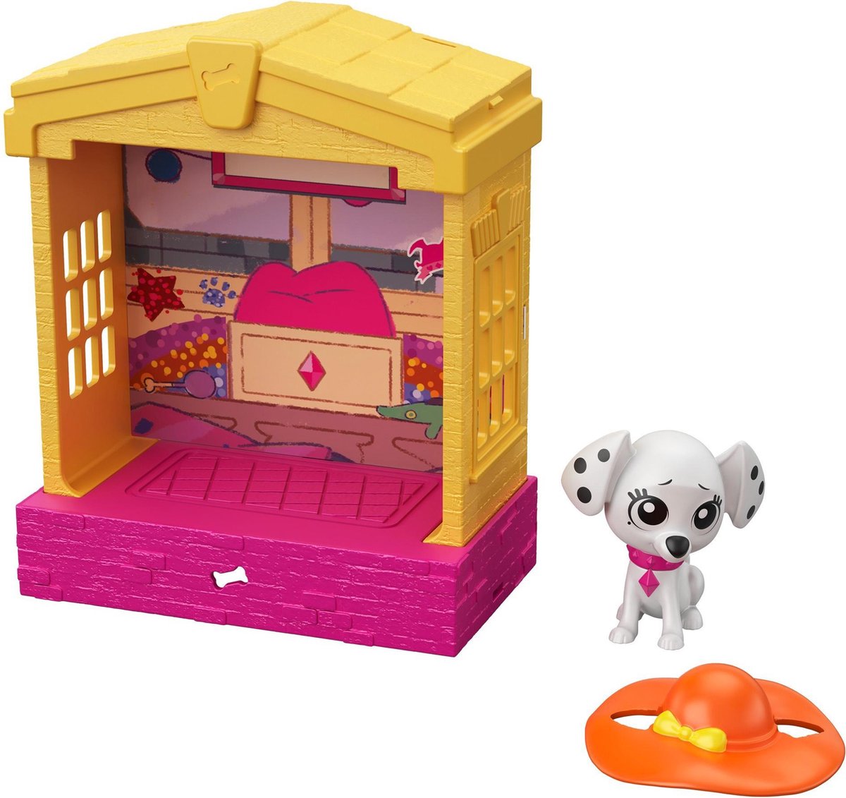 101 Dalmatian Street Hondenhuis & Dallas - Speelfiguur
