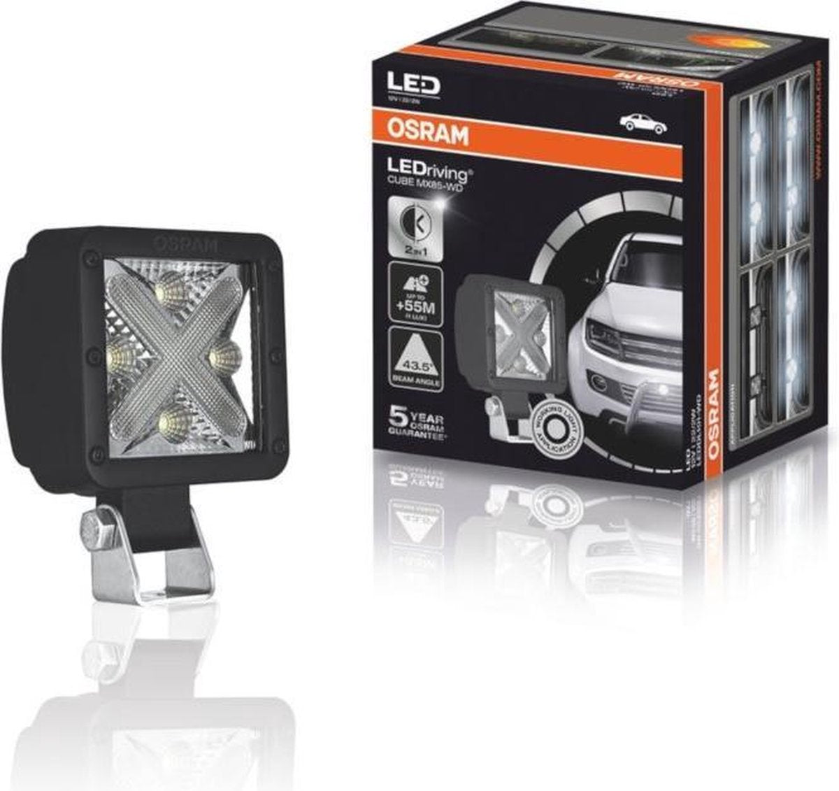 Osram MX85-WD - LED lamp- vierkant - auto verlichting - 12-24 volt