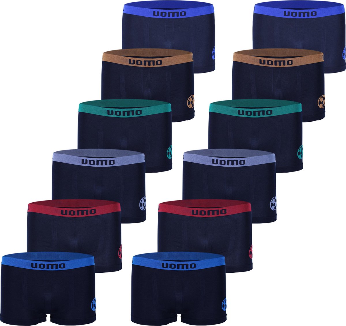Microfiber Boxershort jongens 2002 - Jongens ondergoed - VOORDELIGE 12 PACK 110/116