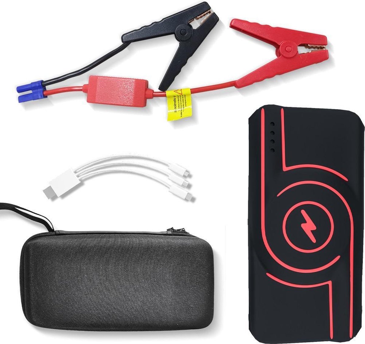 Jumpstarter - 12V Jump Starter - 600A - 5-in-1 Starthulp