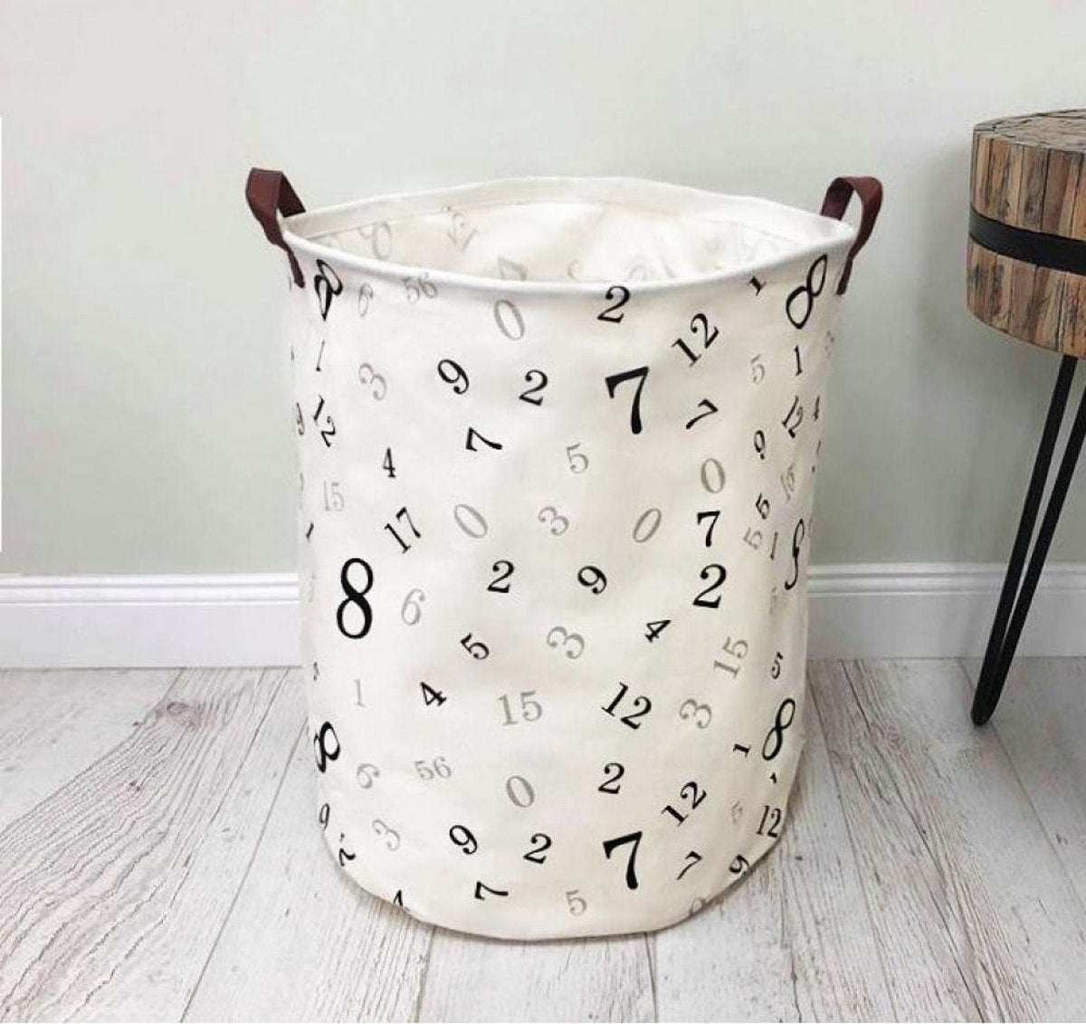 Container - Tas - Wasmand - Speelgoed mand - Cijfers