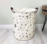 Container - Tas - Wasmand - Speelgoed mand - Cijfers