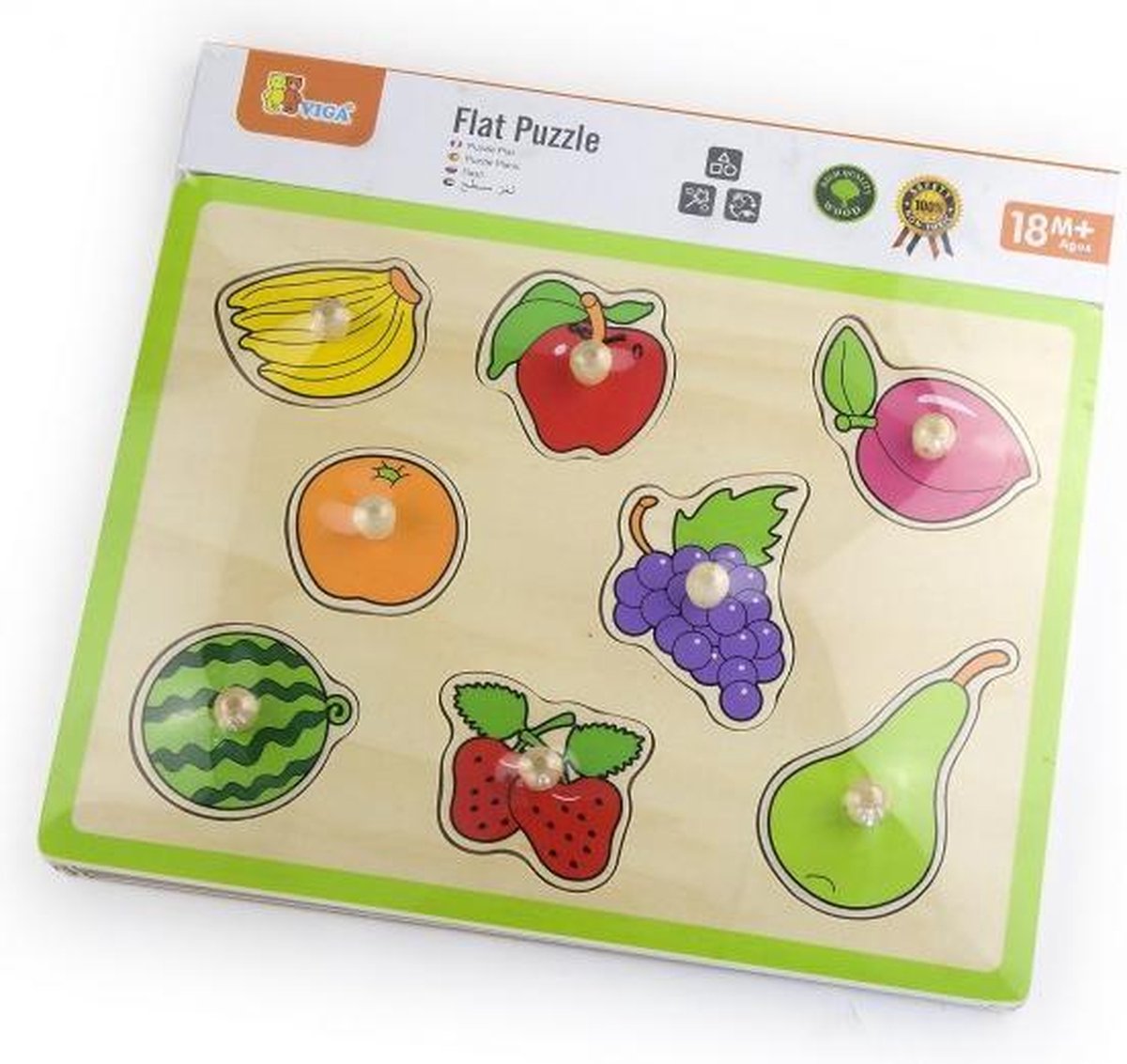 Viga toys puzzel fruit