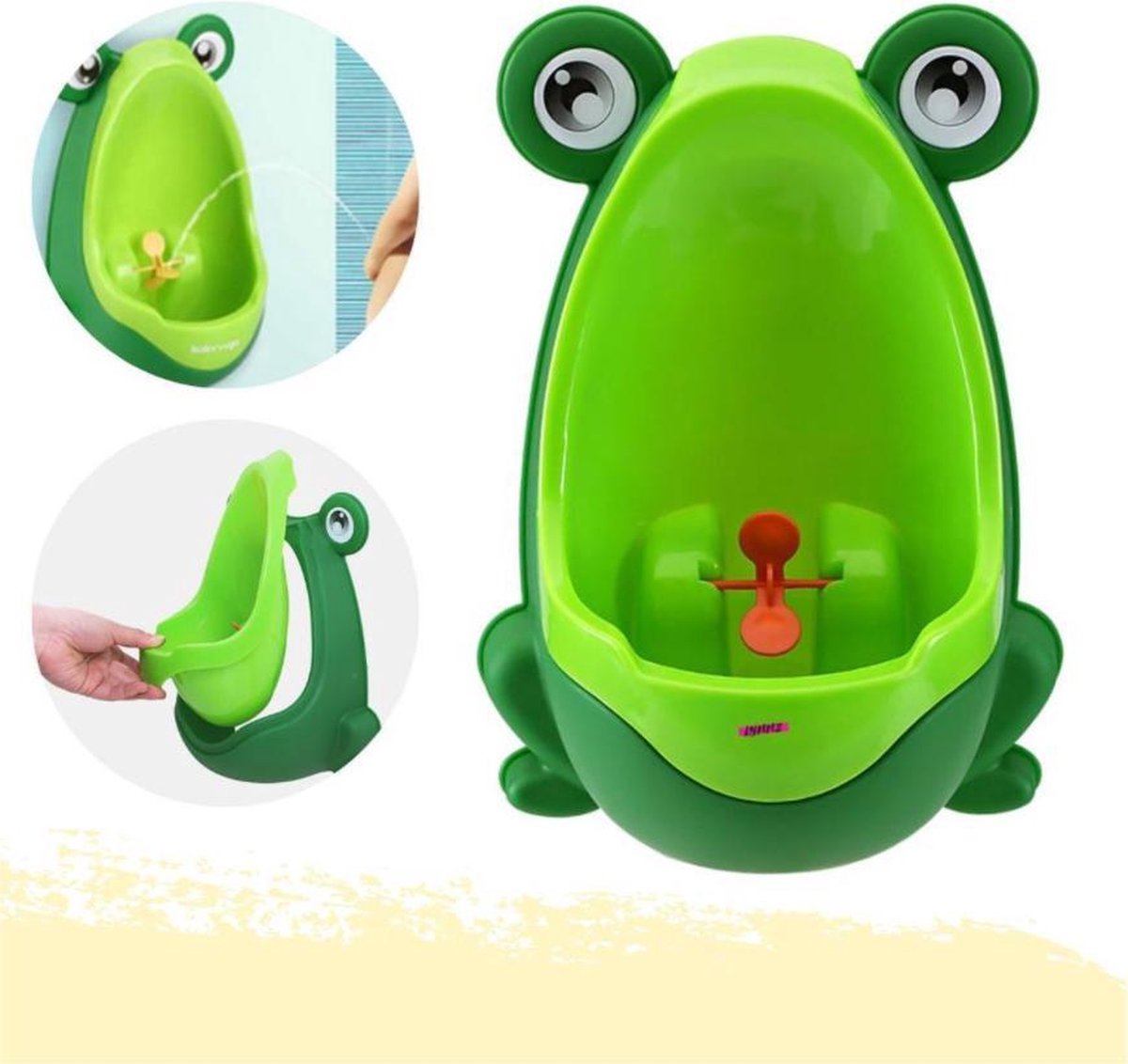 Lynnz® Kikker urinoir voor kinderen 2021| wc trainer - zindelijkheidstraining kind - plaspot - plaspotje jongens - peuter - kinderpotje
