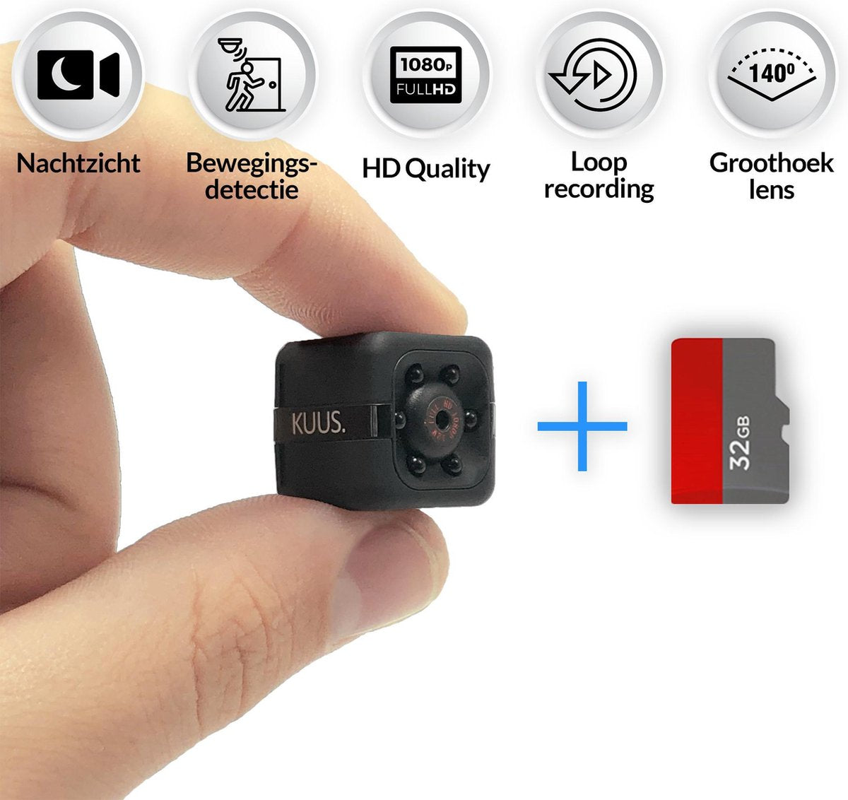 KUUS. Mini verborgen spy camera