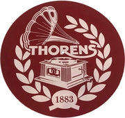 Thorens Viltmat met logo rood/wit Platenspeleraccessoire