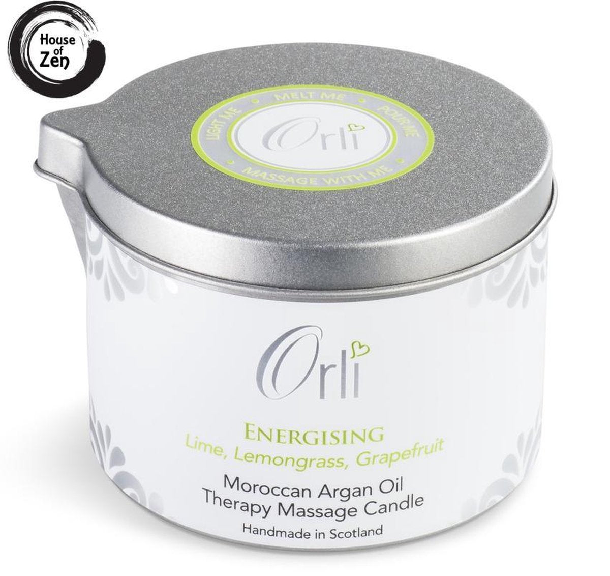 Vegan Massage Olie Energising - 100% Biologisch en Dierproefvrij