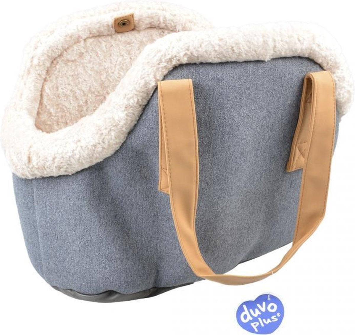 Draagtas cushy Grijs/groen 43x20x34cm