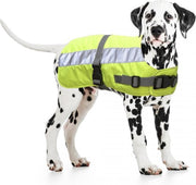 Duvo+ Flectalon hi vis dog jacket Geel 40cm