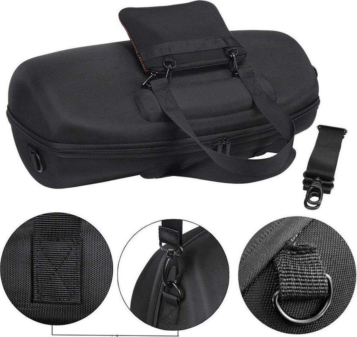 Hard Cover Carry Case Voor JBL Boombox - Opberghoes Sleeve Beschermhoes Tas Hoes Opbergtas - Zwart