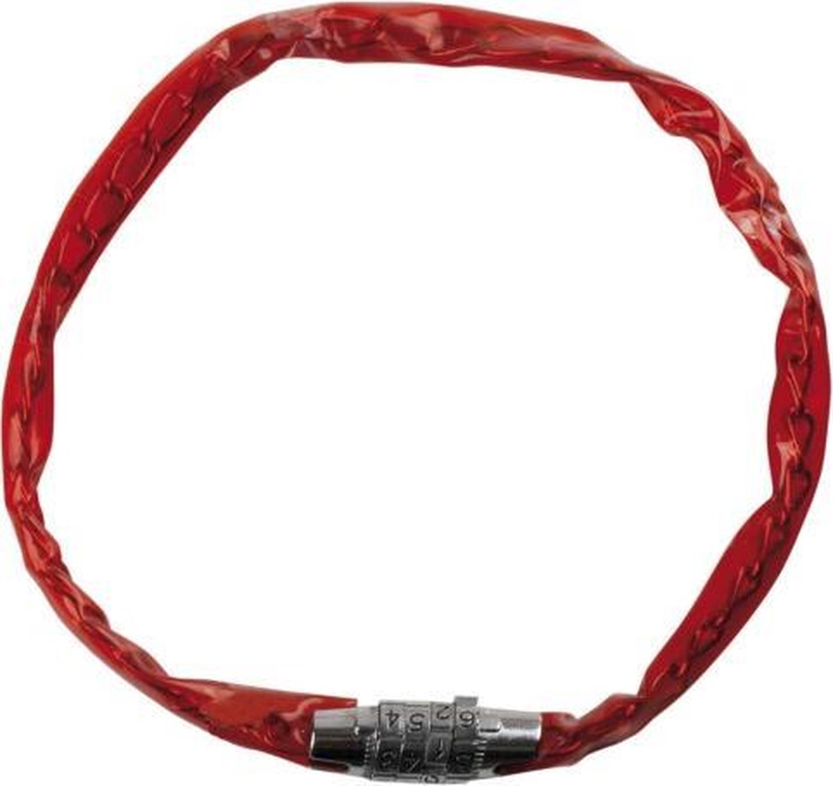 M-Wave Combinatie - Kettingslot - 50 cm - Rood