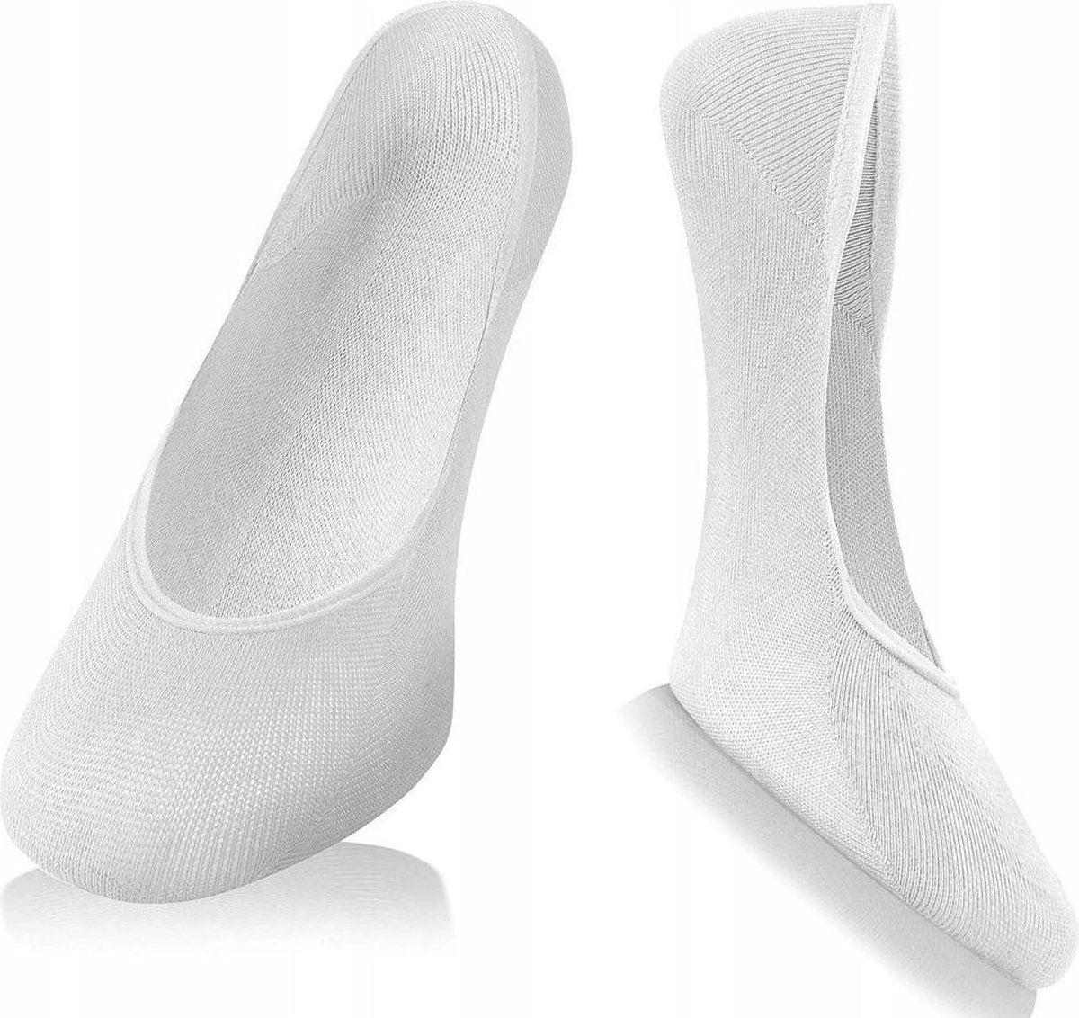 Sesto-senso witte dames katoenen ballerina Footies Balerine