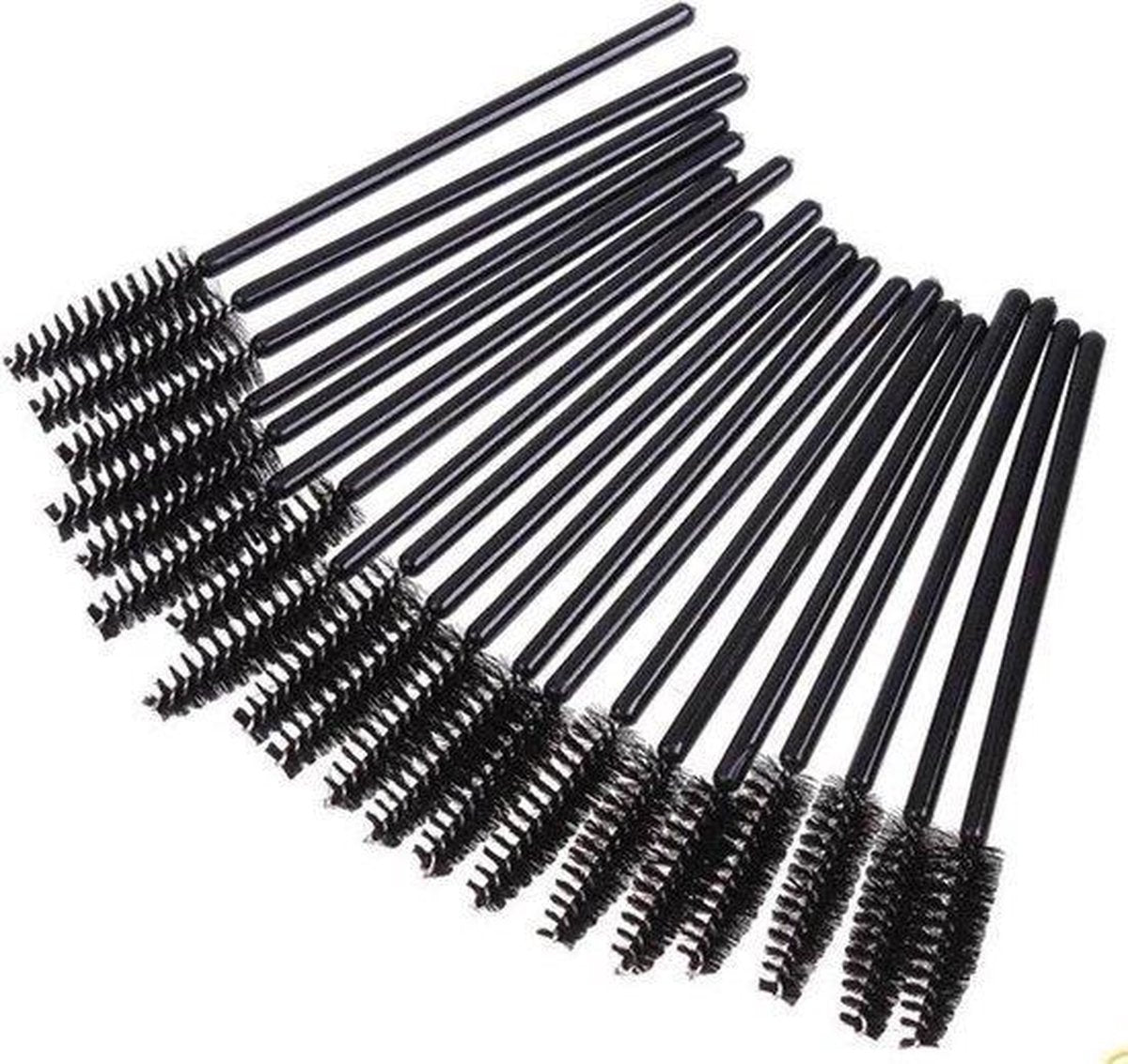 Wegwerp Mascara borsteltjes 50 Stuk - Wimper Borstel - Wegwerp Make up -  Paarse Borsteltopjes