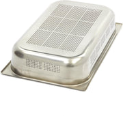 Geperforeerde GN Bak 1/1GN - 100 mm - 530 x 325 mm - RVS - Gastronorm Bak/ GN Container met Gaatjes - Maxima