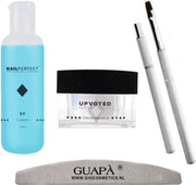GUAPÀ - Nagel Builder Gel Pakket voor het verlengen en verstevigen van Nagels - Bouwgel - Gel penseel - Nagelvijl & UV Cleanser