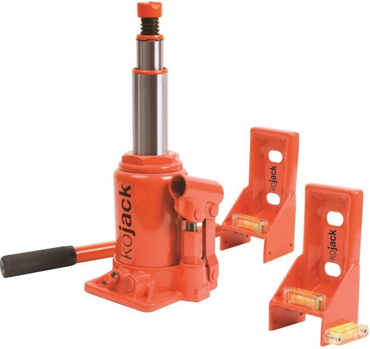 Kojack Hydraulische Caravankrik Met Waterpas 2 Ton Oranje
