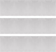 Tafelloper 50x140cm lichtgrijs - set 3 stuks