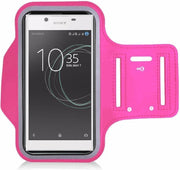 Roze Sportarmband Hoesje Hardloopband Sony Xperia L1