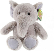 Soft Touch Knuffelolifant Zittend Grijs 21 Cm